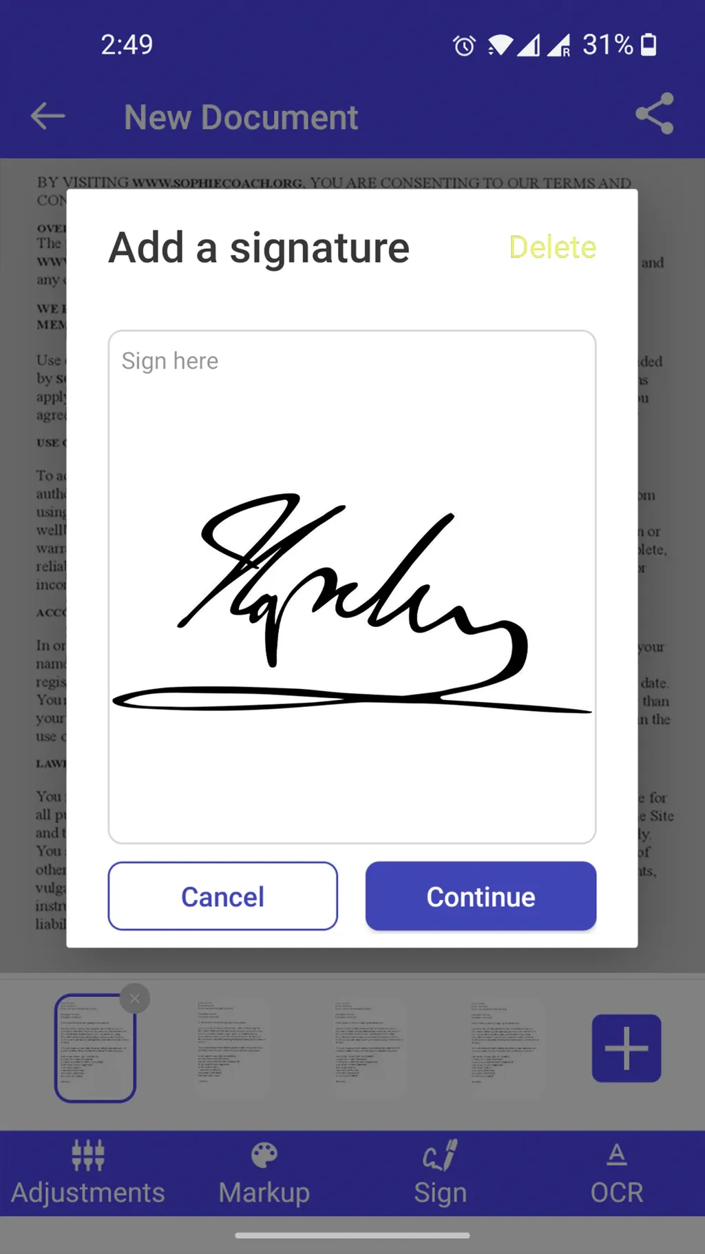 Documents to PDF Scanner App Store screenshot 2