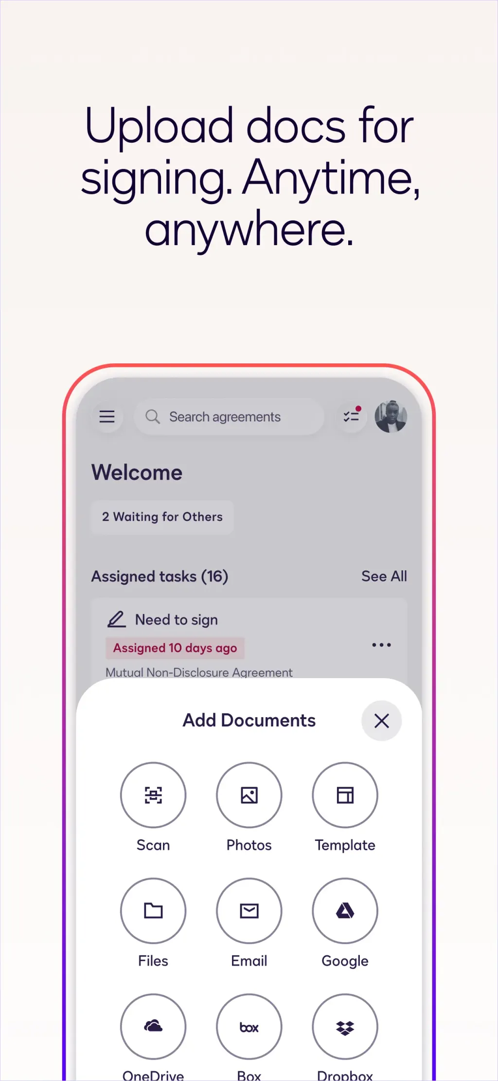 Docusign - Upload & Sign Docs App Store screenshot 6