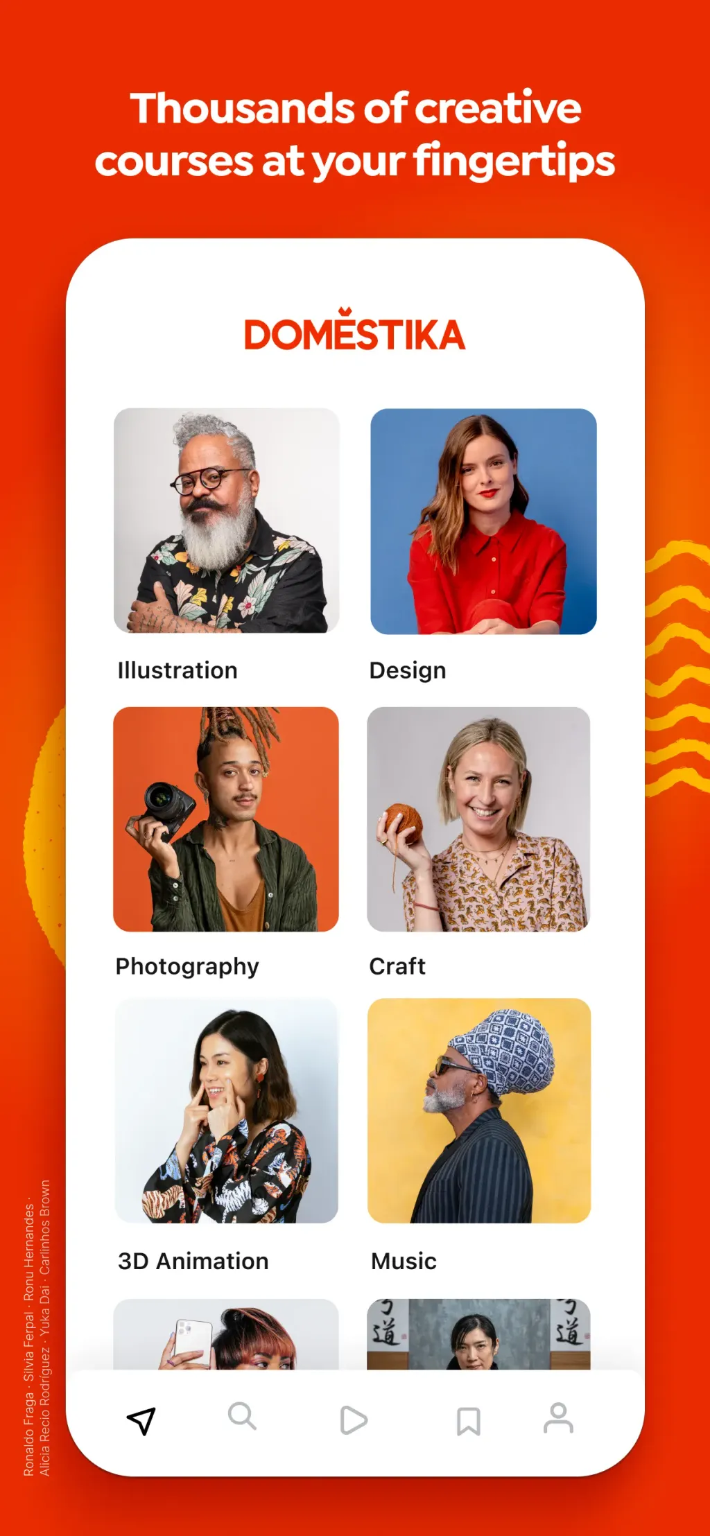 Domestika - Online courses App Store screenshot 1