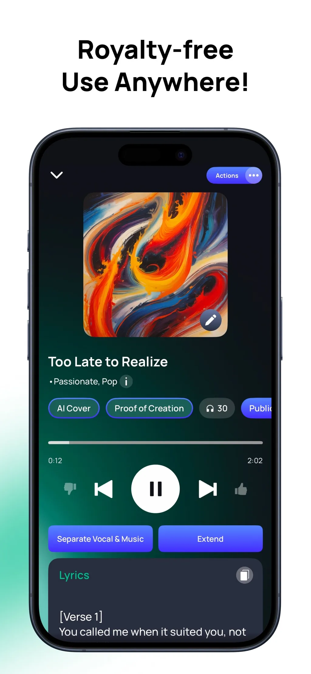 Donna AI Song & Music Maker App Store screenshot 6