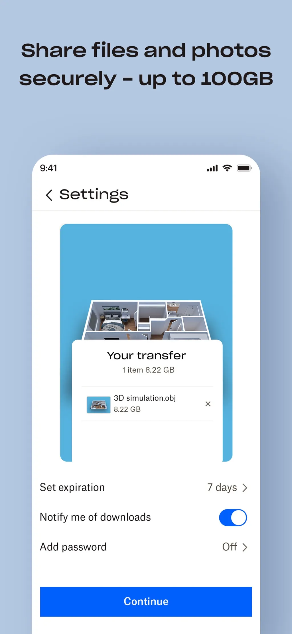 Dropbox: Cloud Storage Backup App Store screenshot 5