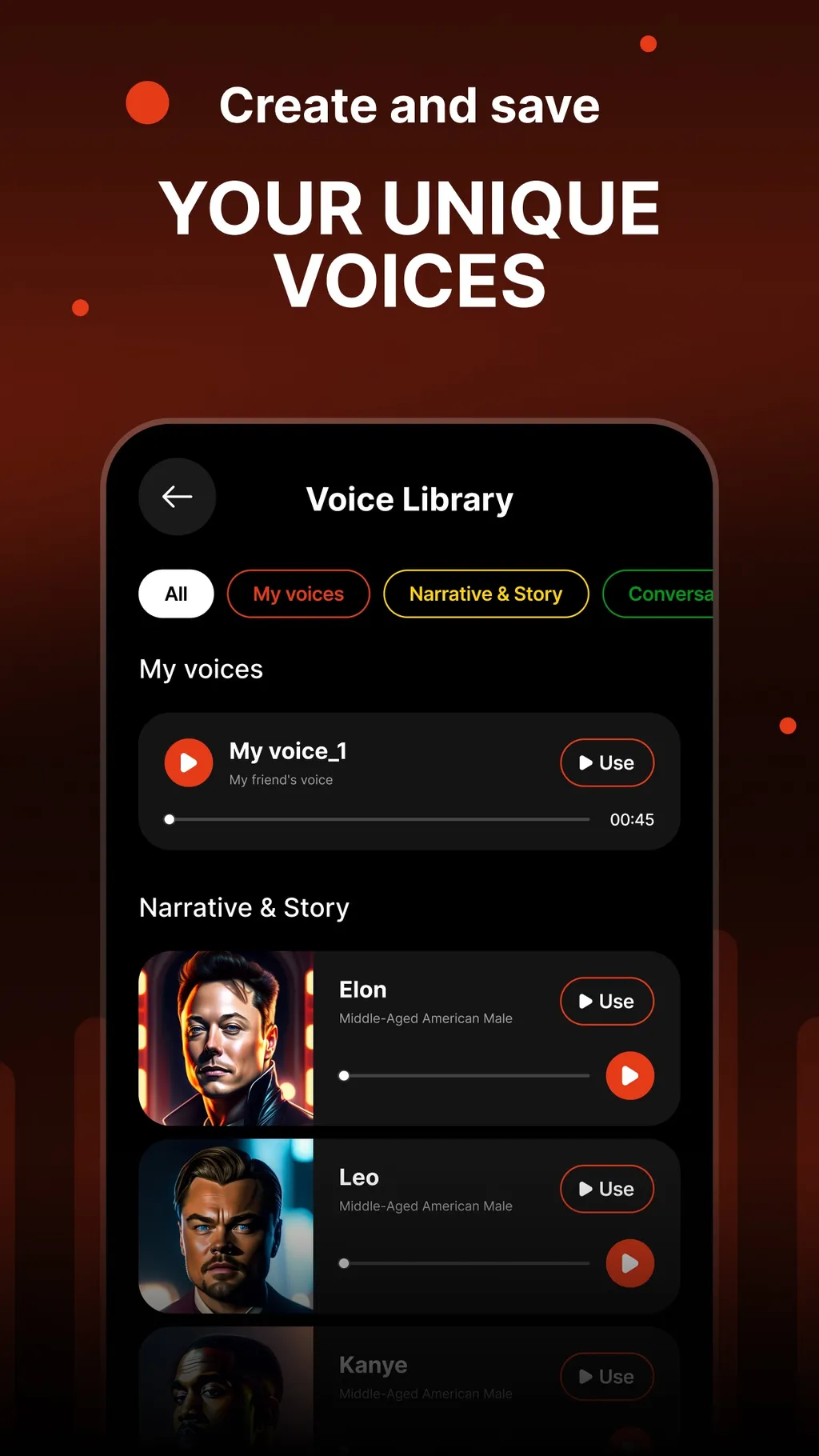 Dub Ai: Voice Cloning Ai App Store screenshot 3