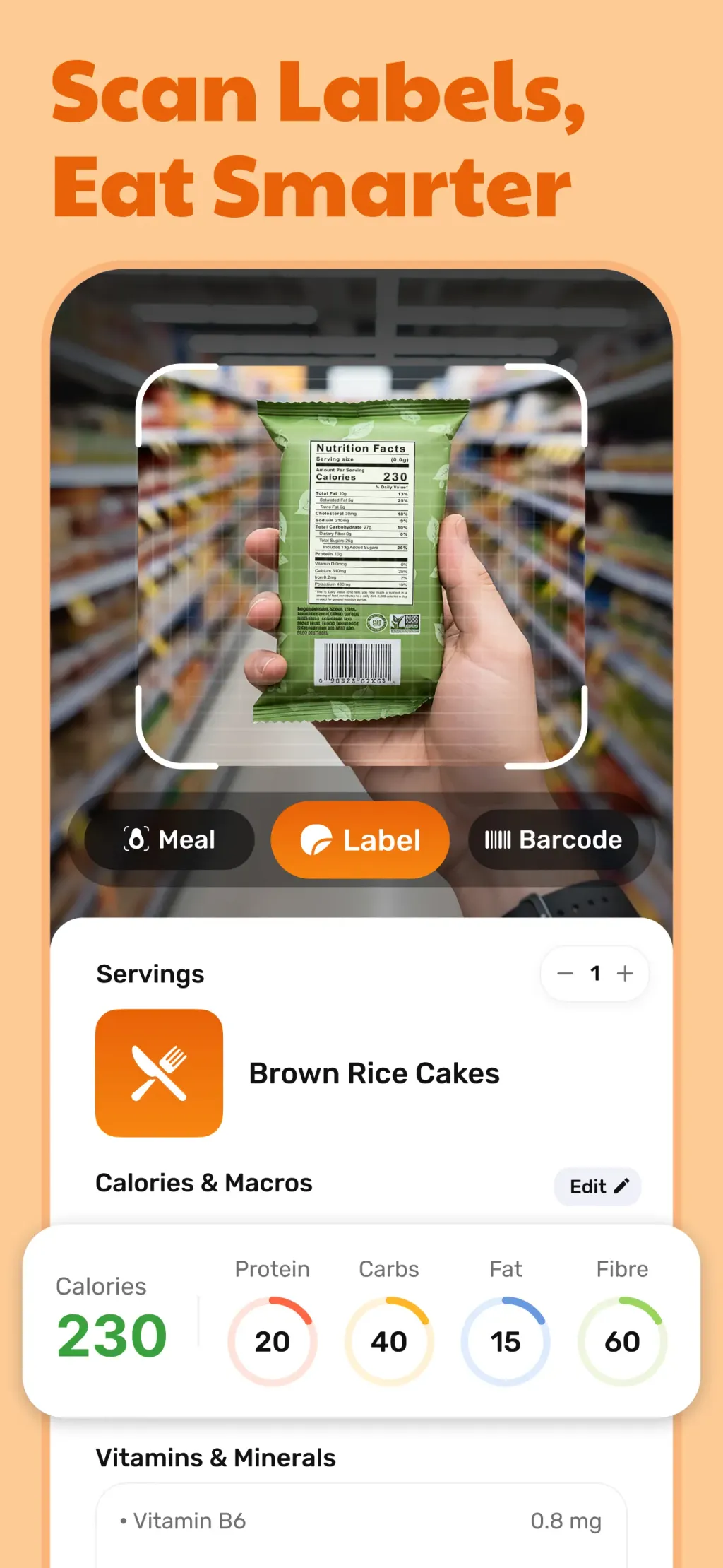 Calorie Counter - Eatwise AI App Store screenshot 5
