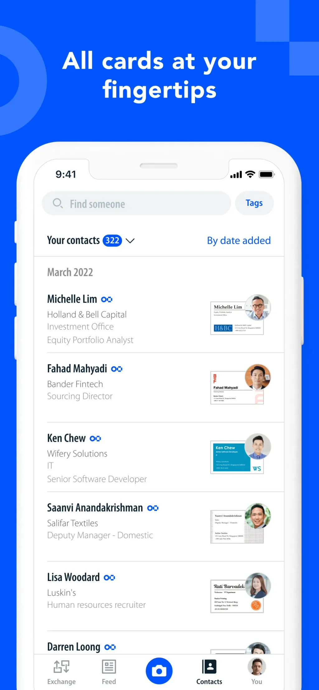 Eight: Business Card Manager App Store screenshot 3