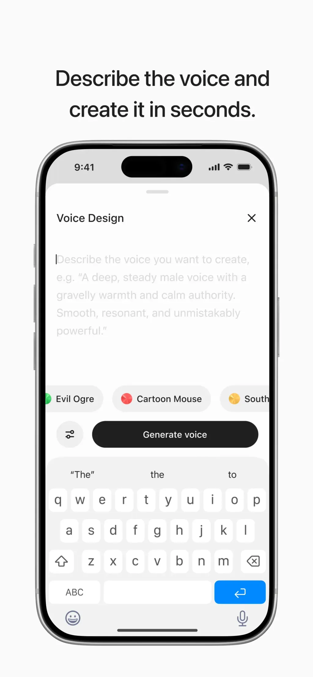 ElevenLabs: AI Voice Generator screenshot 1