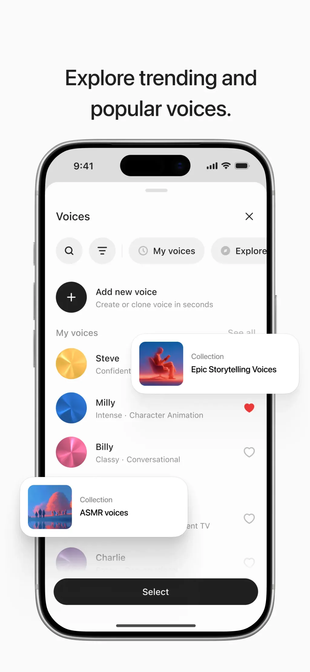 ElevenLabs: AI Voice Generator App Store screenshot 6