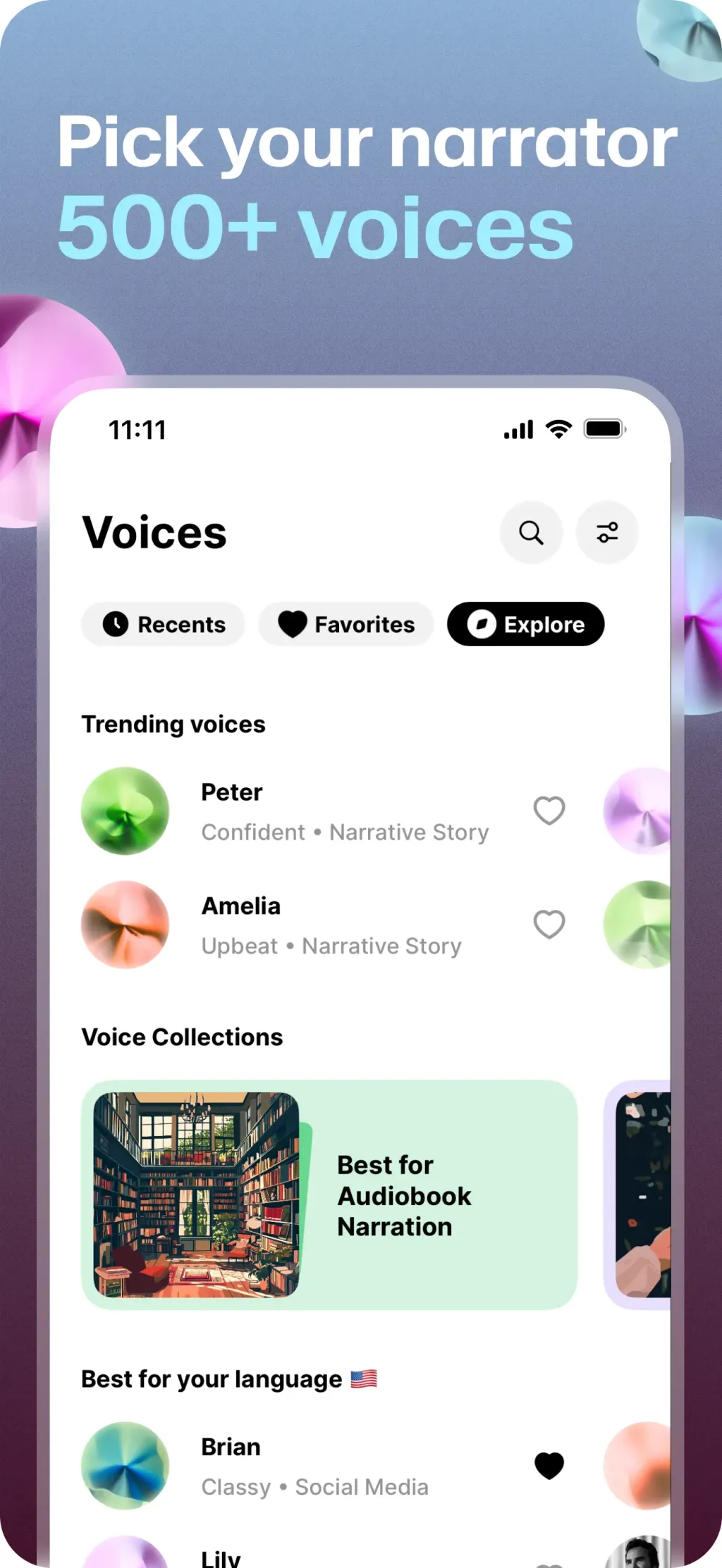 ElevenReader: Read Books Aloud App Store screenshot 3