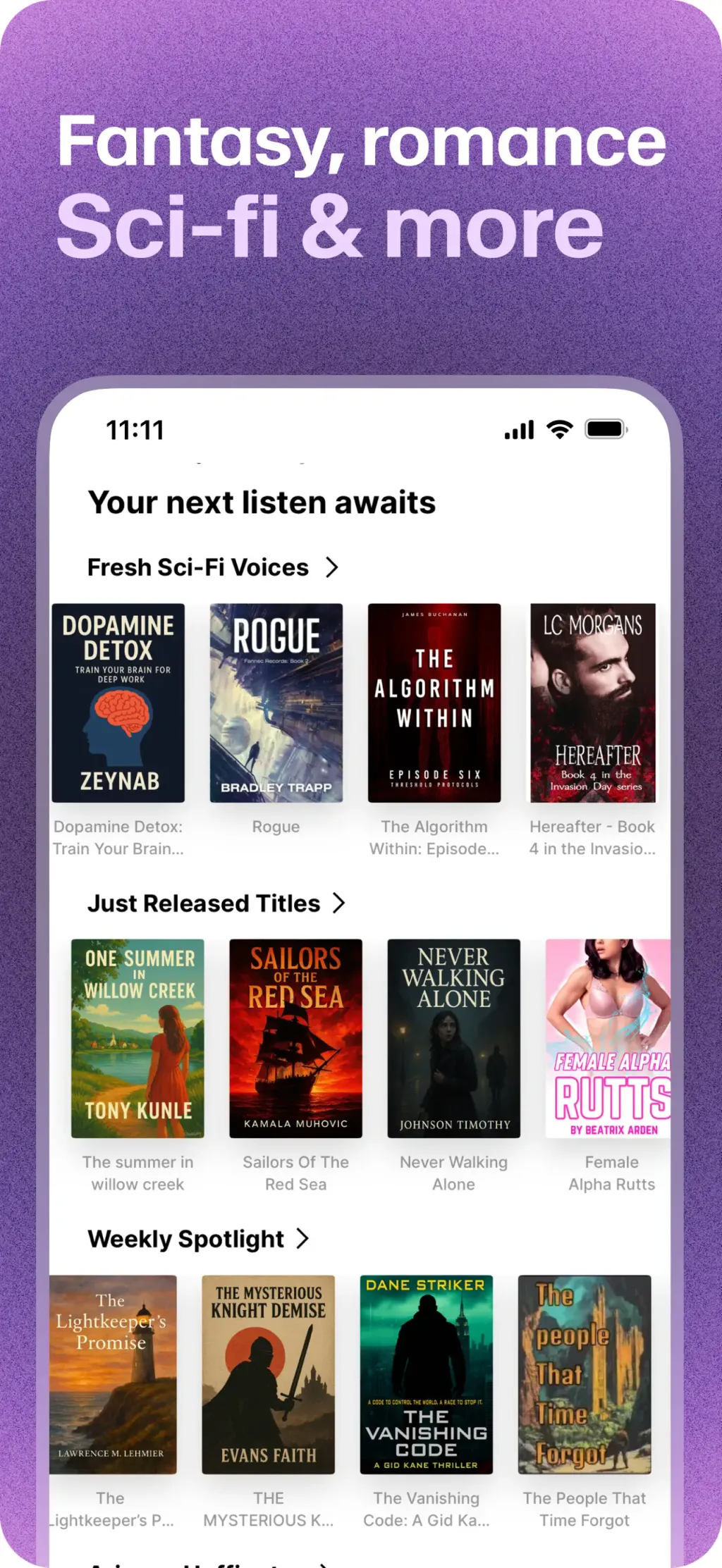 ElevenReader: Read Books Aloud App Store screenshot 4