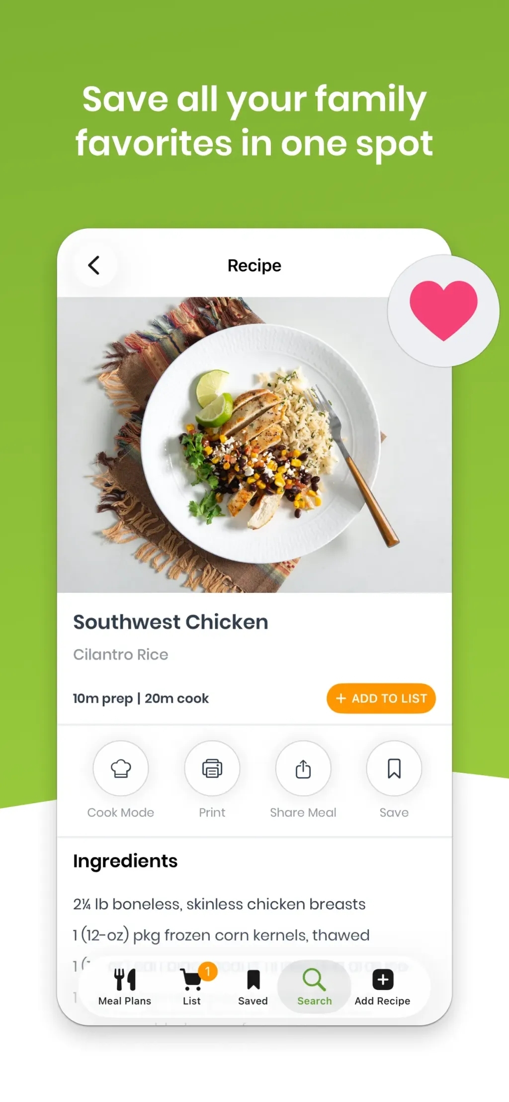eMeals - Healthy Meal Plans App Store screenshot 6
