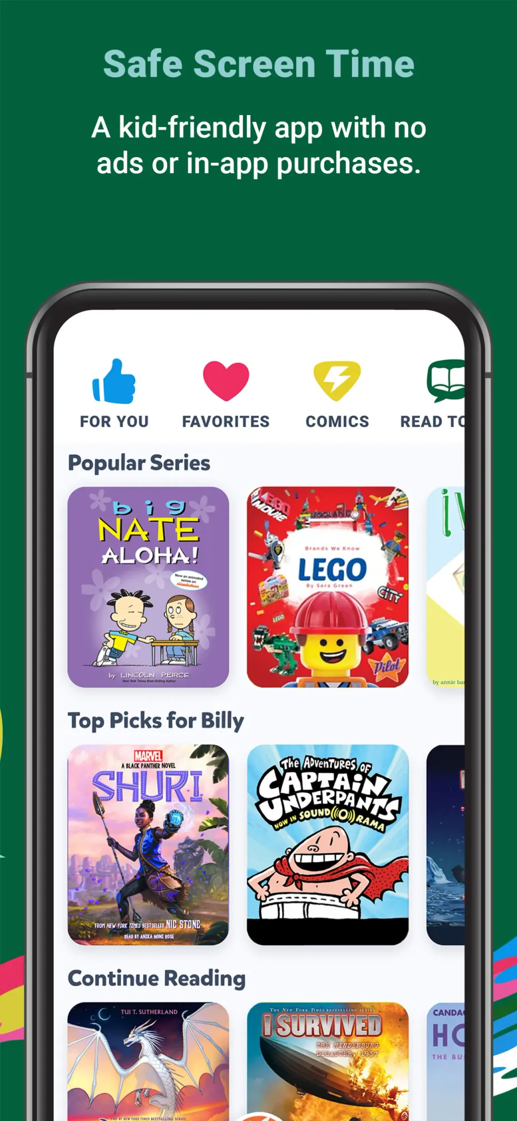 Epic - Kids' Books & Reading App Store screenshot 5