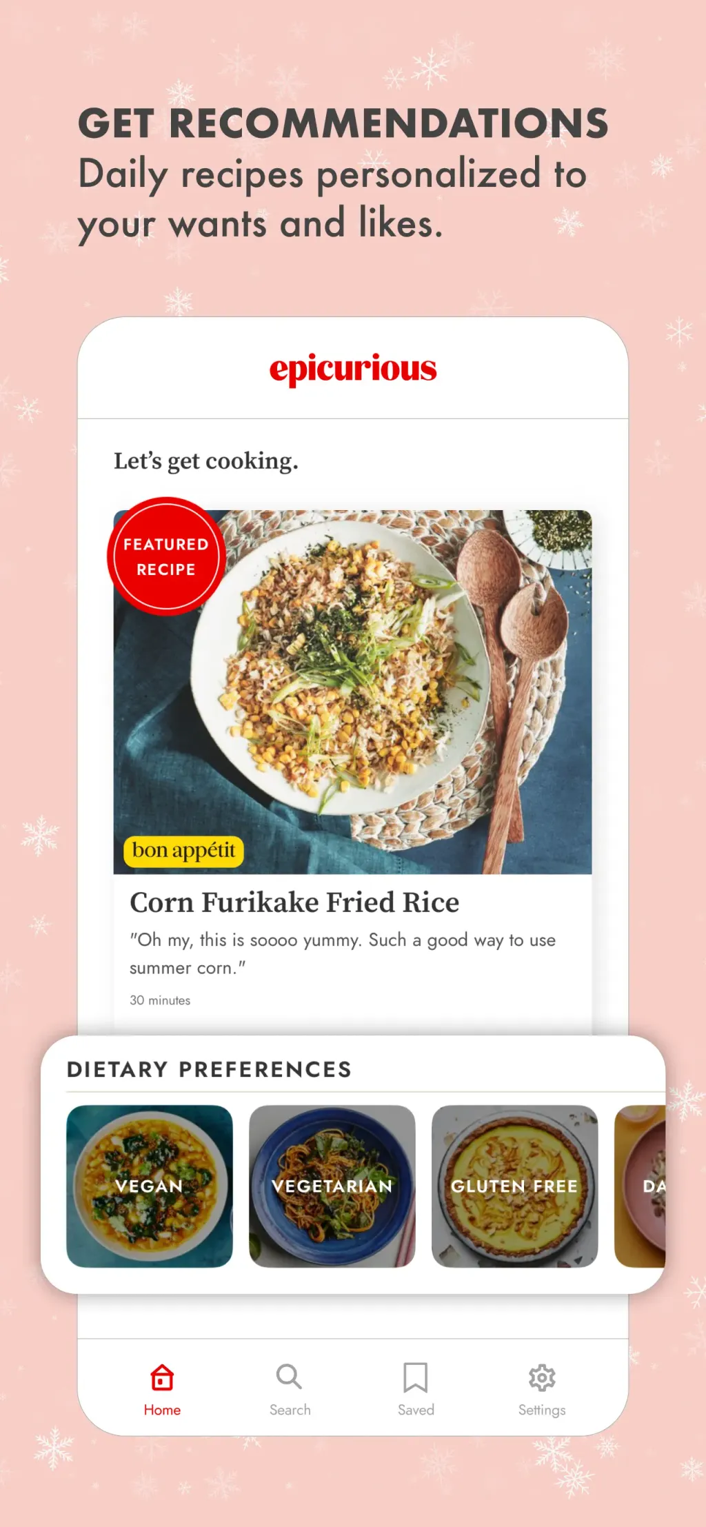 Epicurious App Store screenshot 4