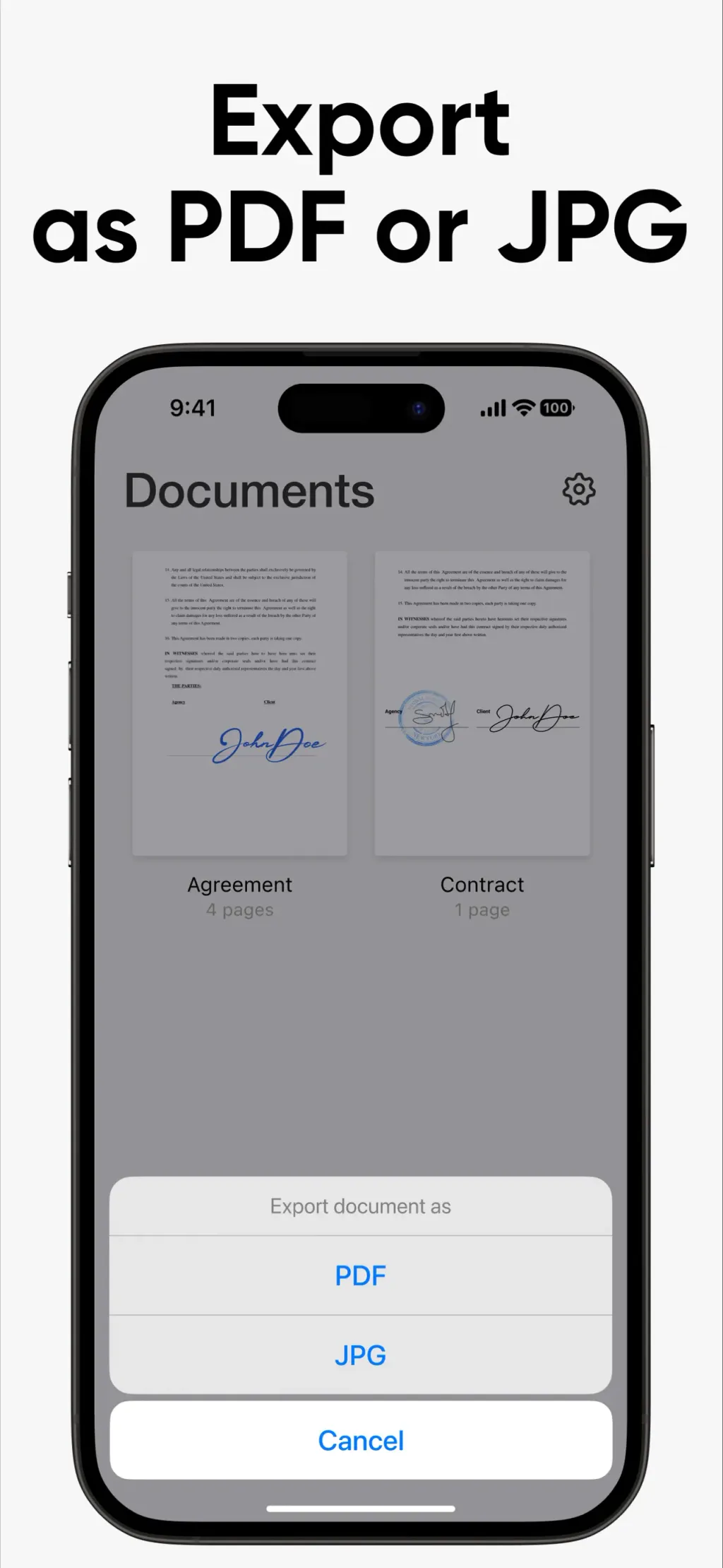 eSign App: Sign PDF Documents screenshot 1