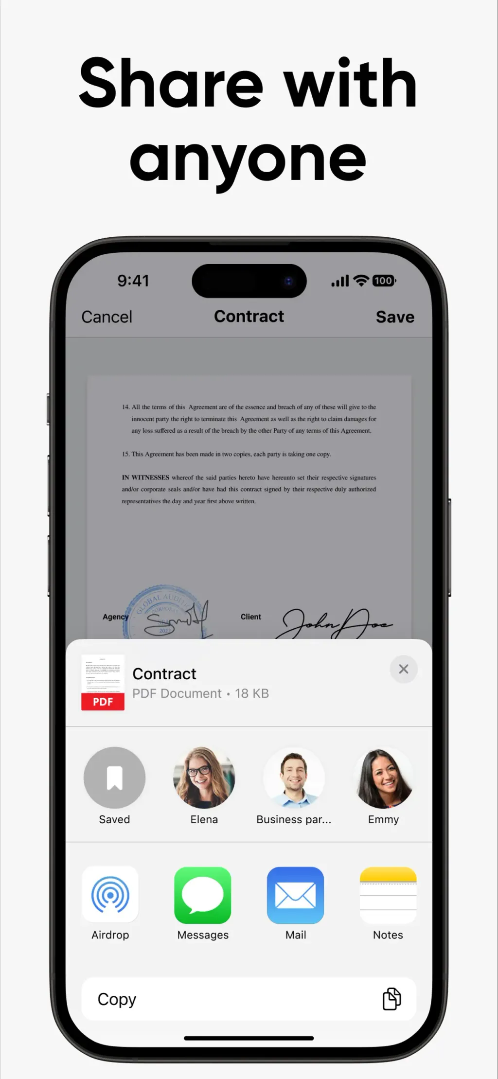 eSign App: Sign PDF Documents App Store screenshot 6
