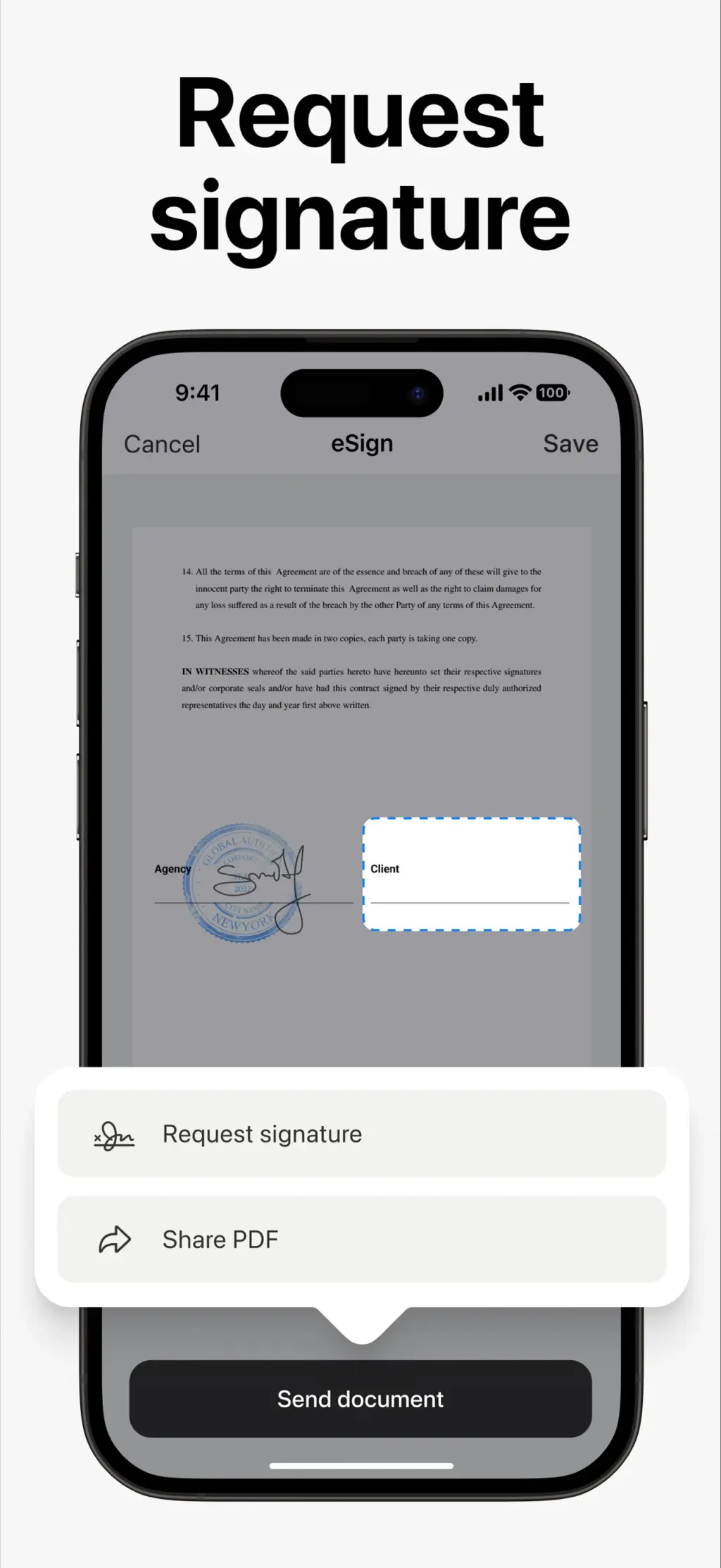 eSign App: Sign PDF Documents App Store screenshot 7