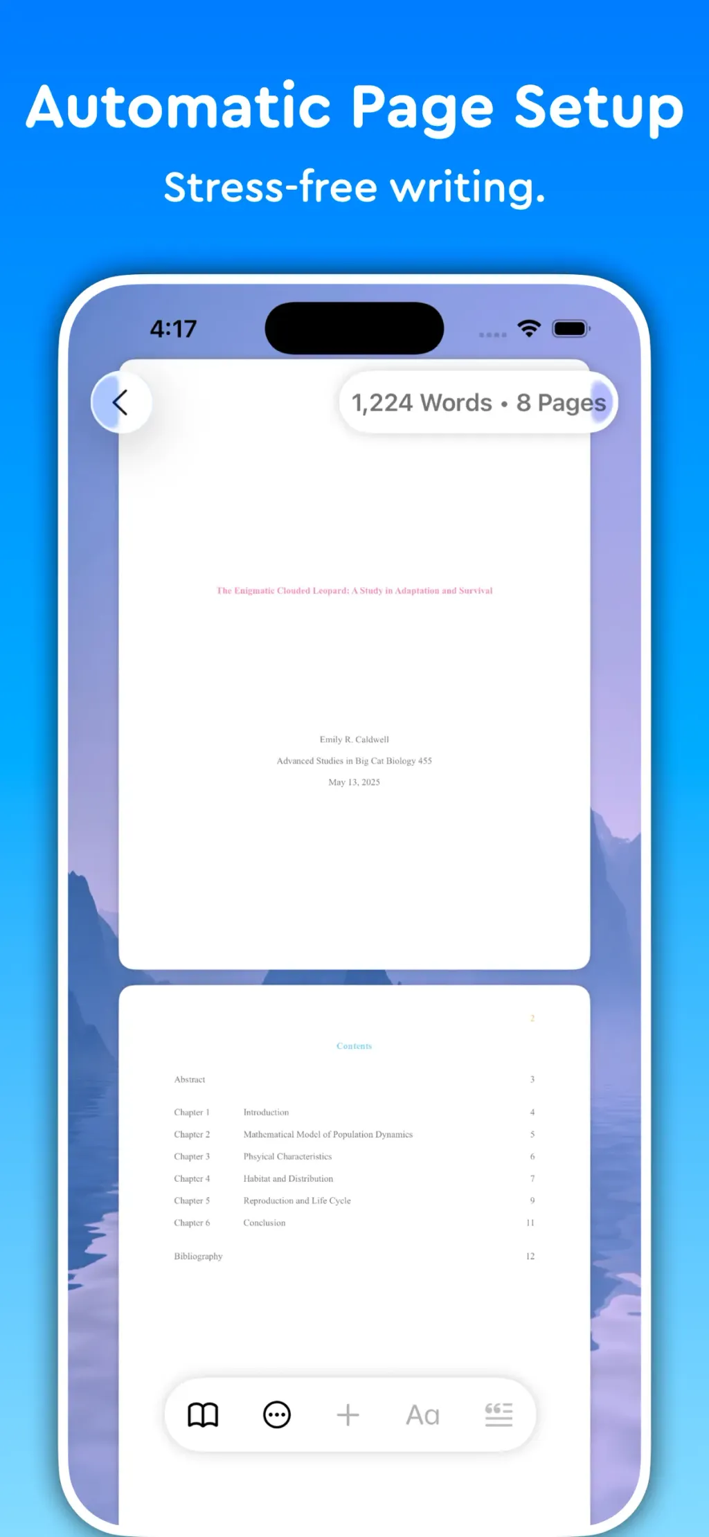 Essayist: Academic Writing App App Store screenshot 3