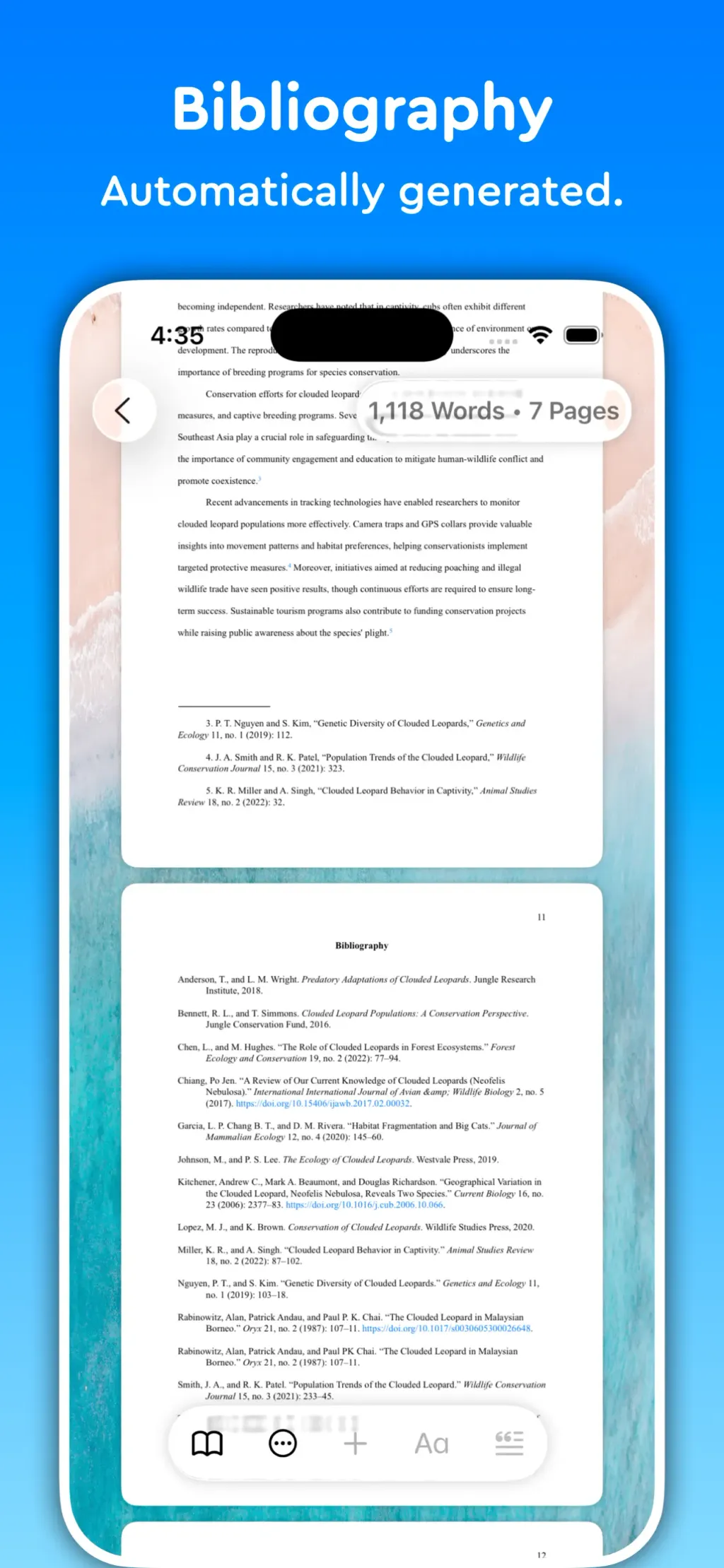Essayist: Academic Writing App App Store screenshot 5