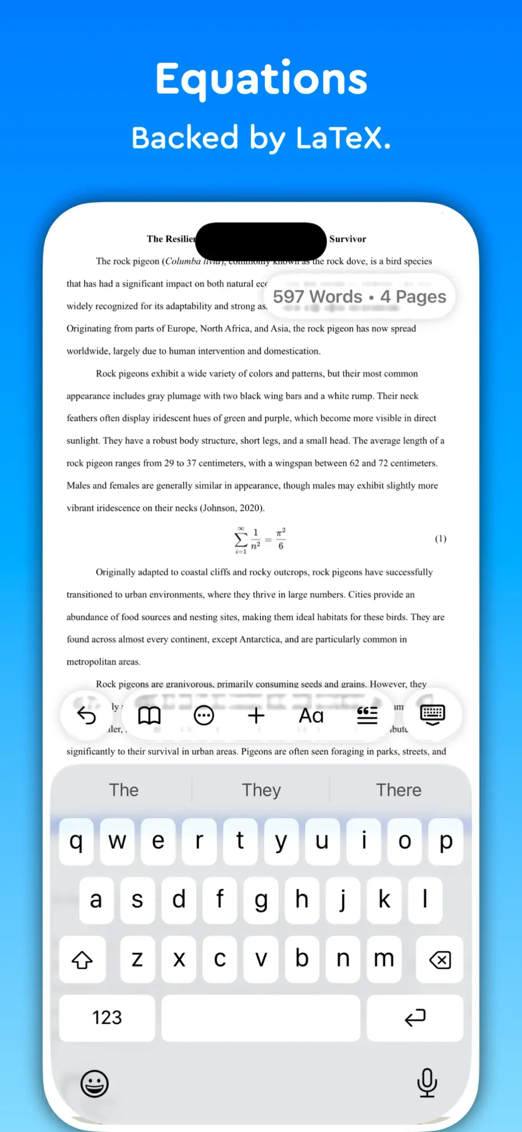 Essayist: Academic Writing App screenshot 2