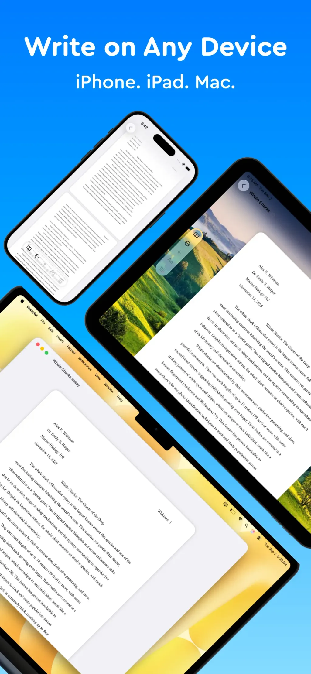 Essayist: Academic Writing App screenshot 5