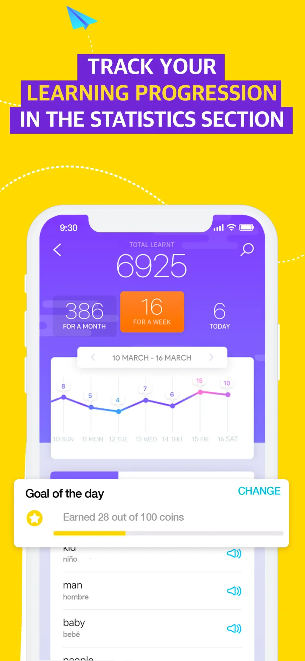EWA: Learn Languages App Store screenshot 6