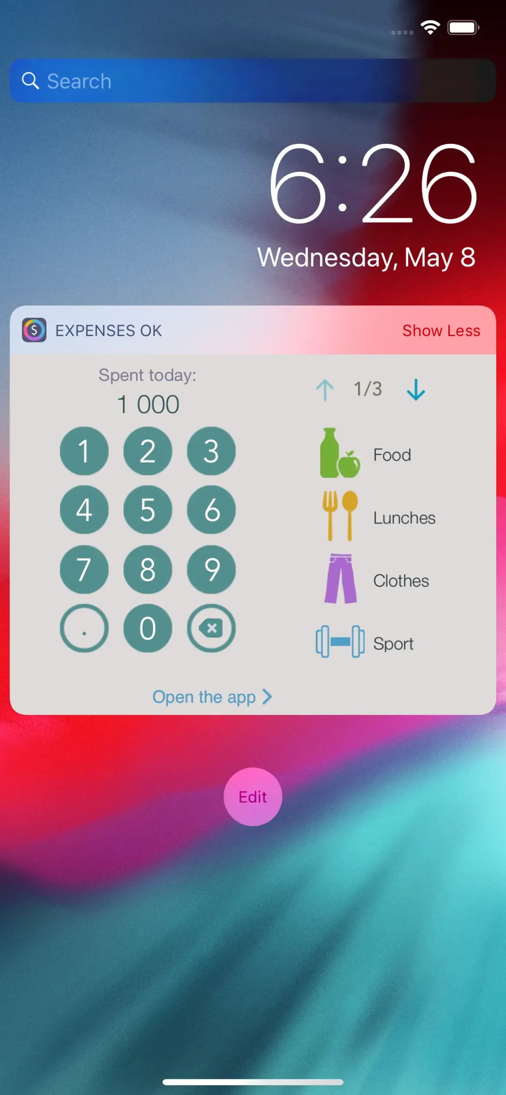 Expenses OK - expenses tracker App Store screenshot 5