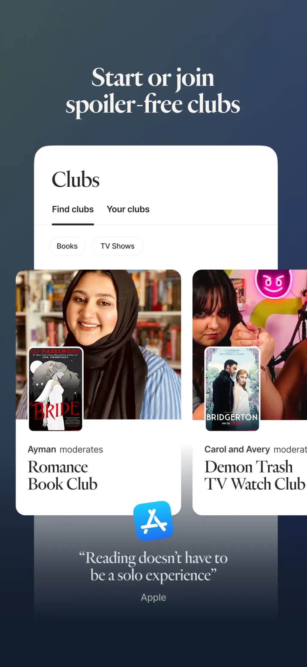 Fable: Track & Discuss Books App Store screenshot 7