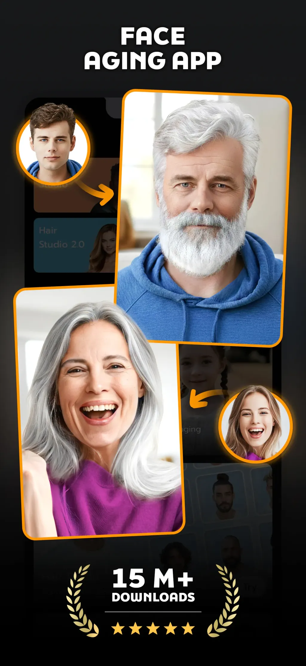 FaceLab: Face Age, Hair Filter App Store screenshot 2