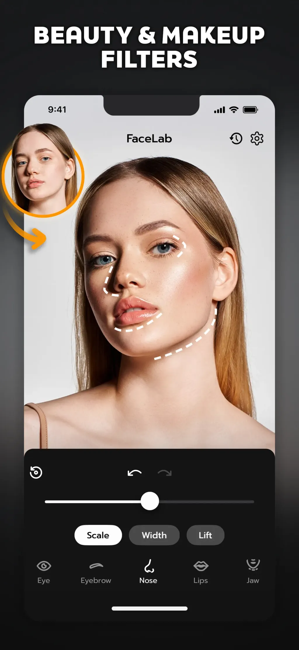 FaceLab: Face Age, Hair Filter App Store screenshot 9