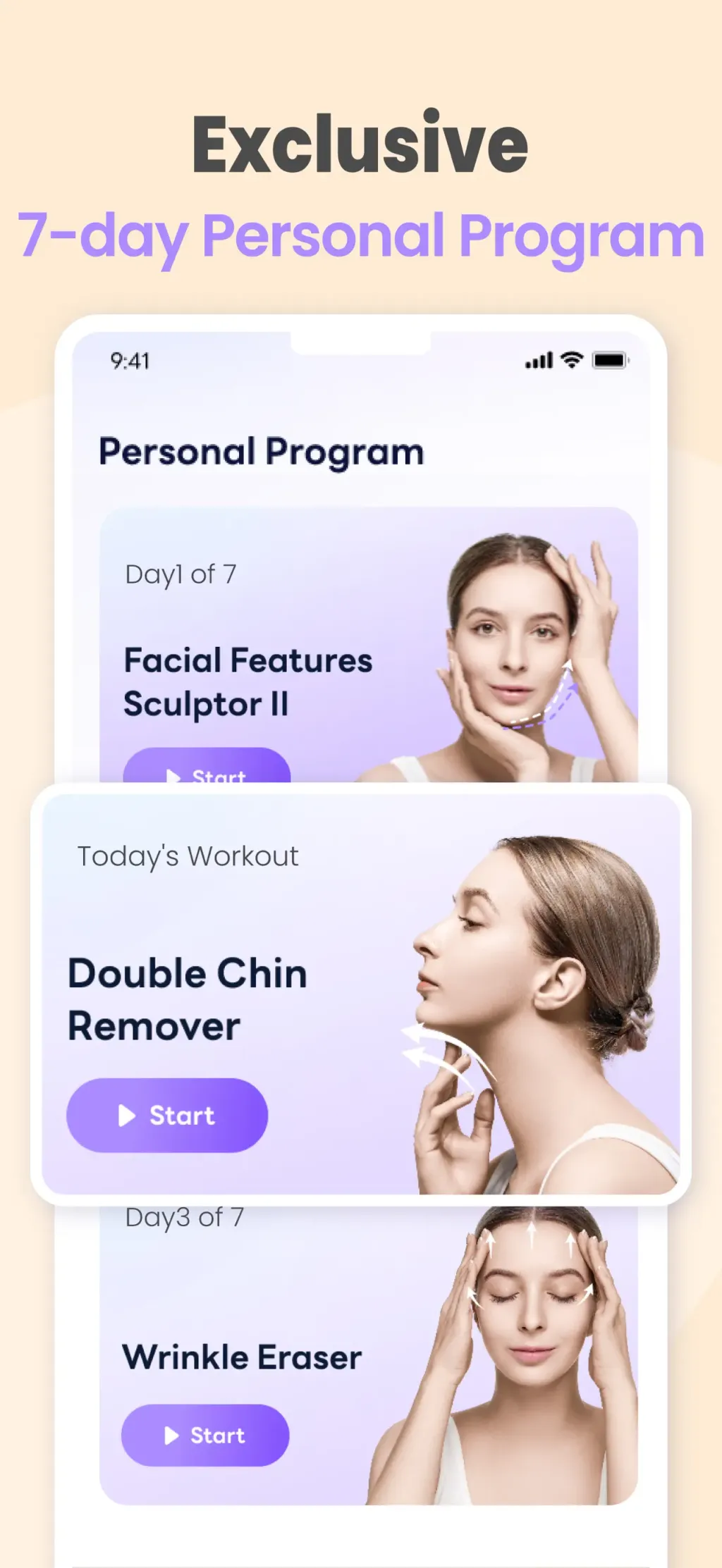 FaceYogi - Face Yoga, Massage App Store screenshot 3