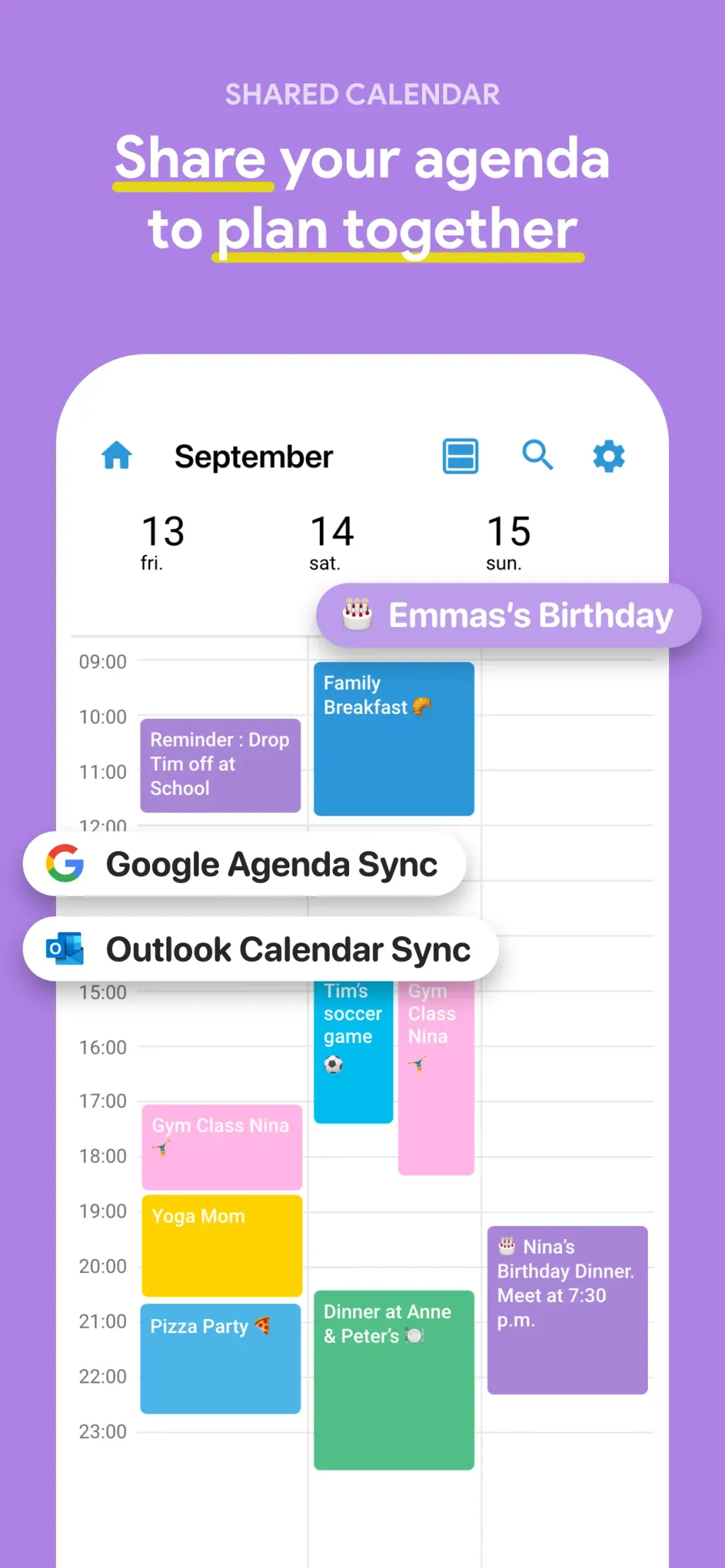 FamilyWall: Family Organizer App Store screenshot 2