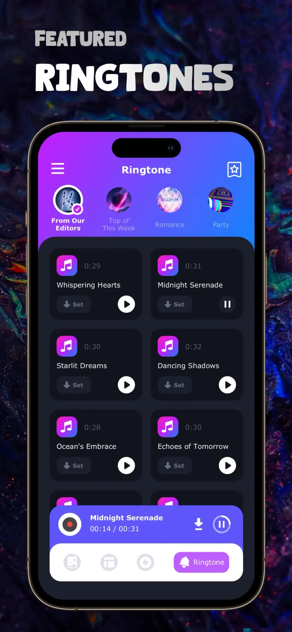 Fancy Wallpapers & Ringtones App Store screenshot 5