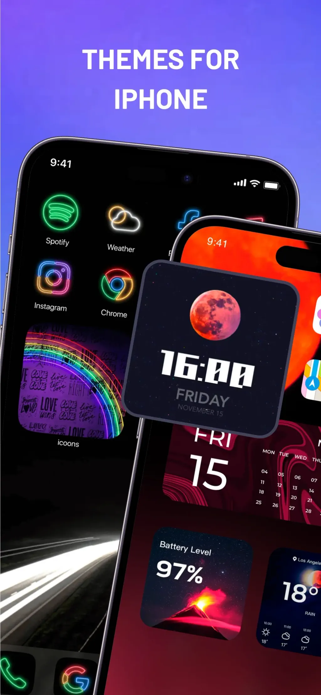 Fancy Widgets & Themes App Store screenshot 1