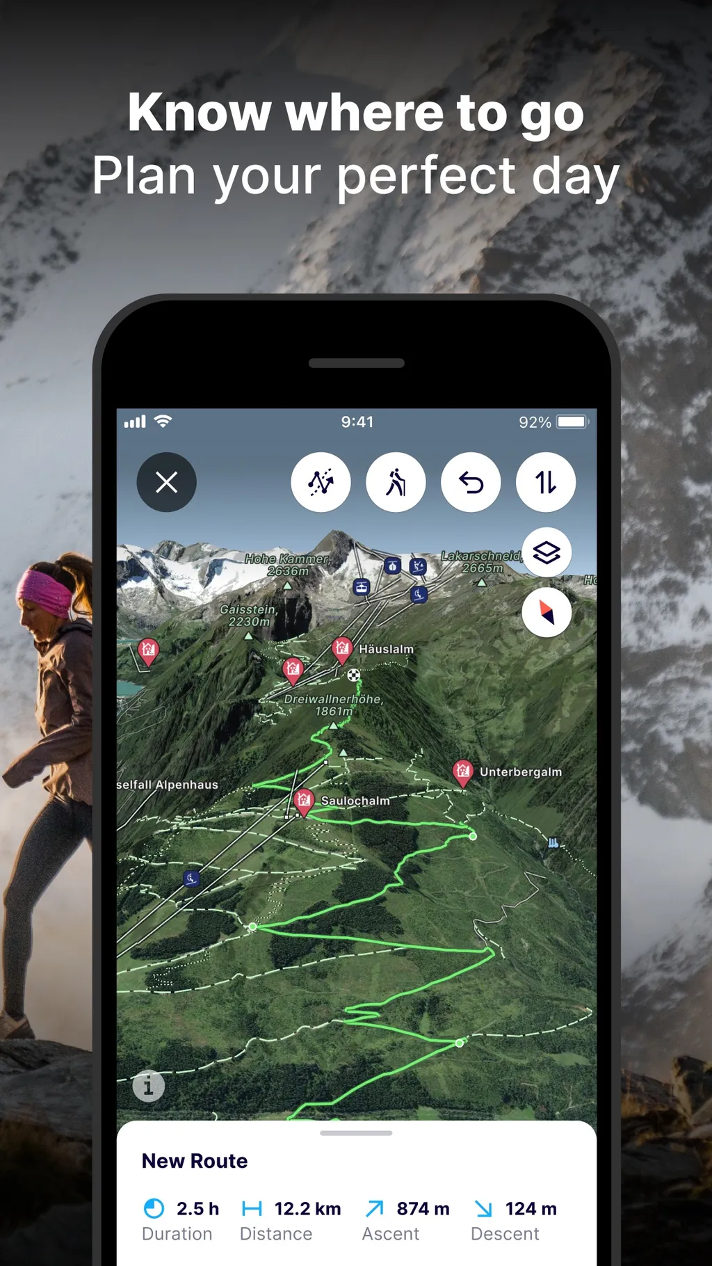 FATMAP: Ski, Hike & Trail Maps App Store screenshot 2