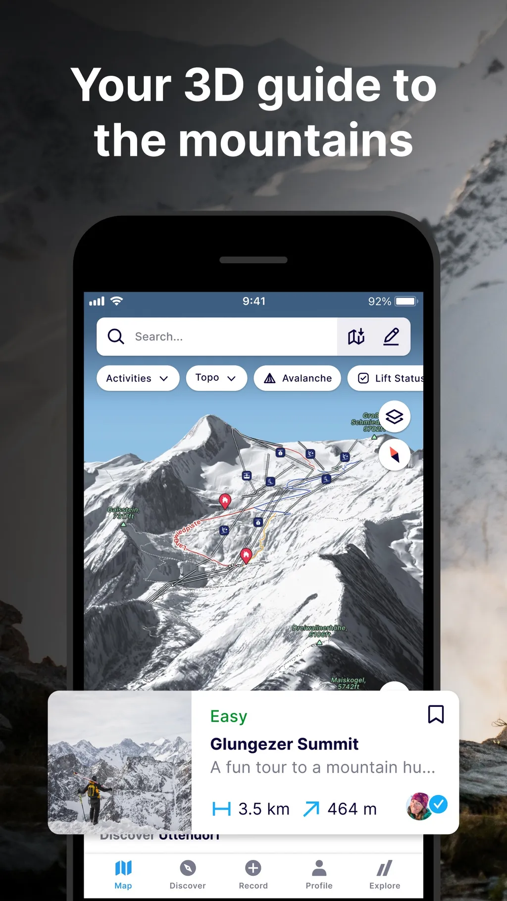FATMAP: Ski, Hike & Trail Maps App Store screenshot 3