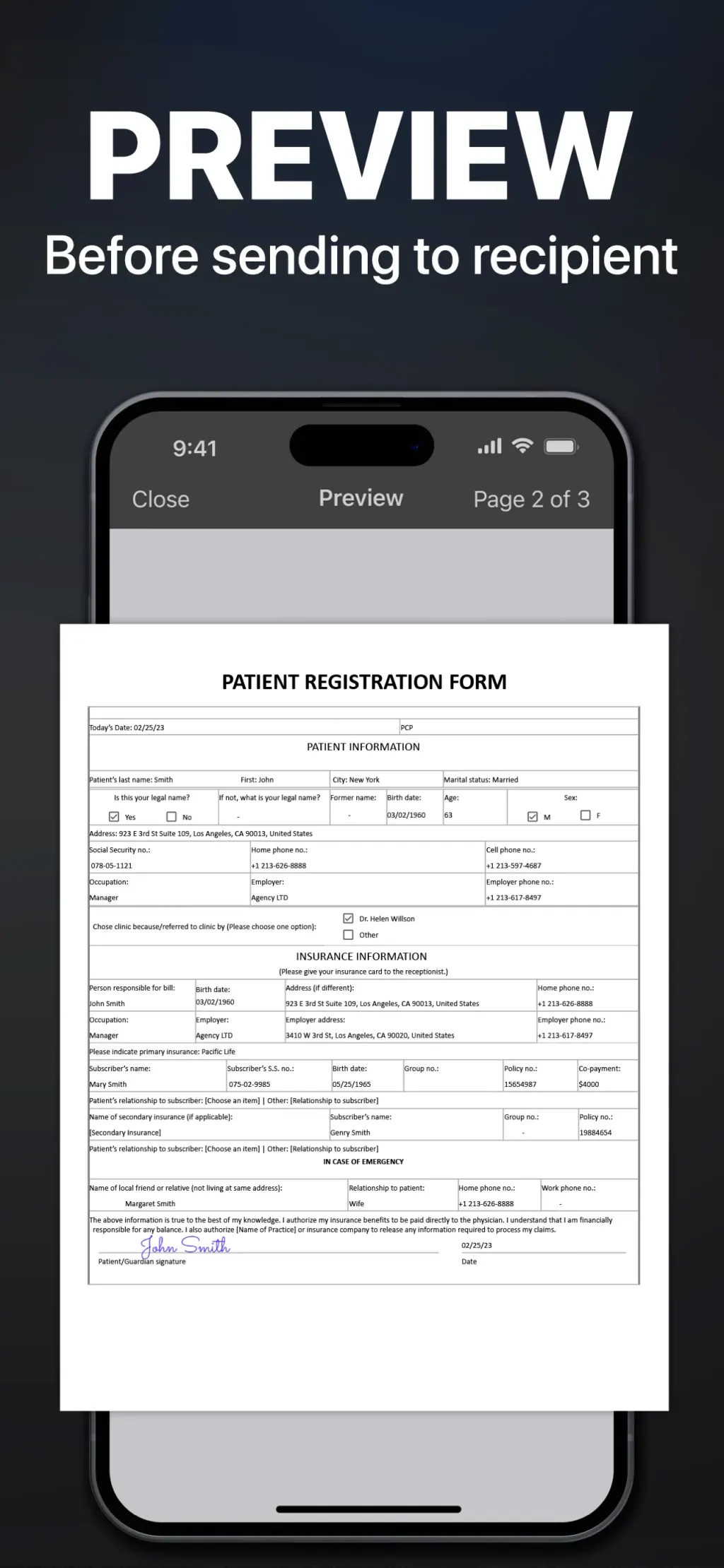 FAX from iPhone: Send Doc App App Store screenshot 4