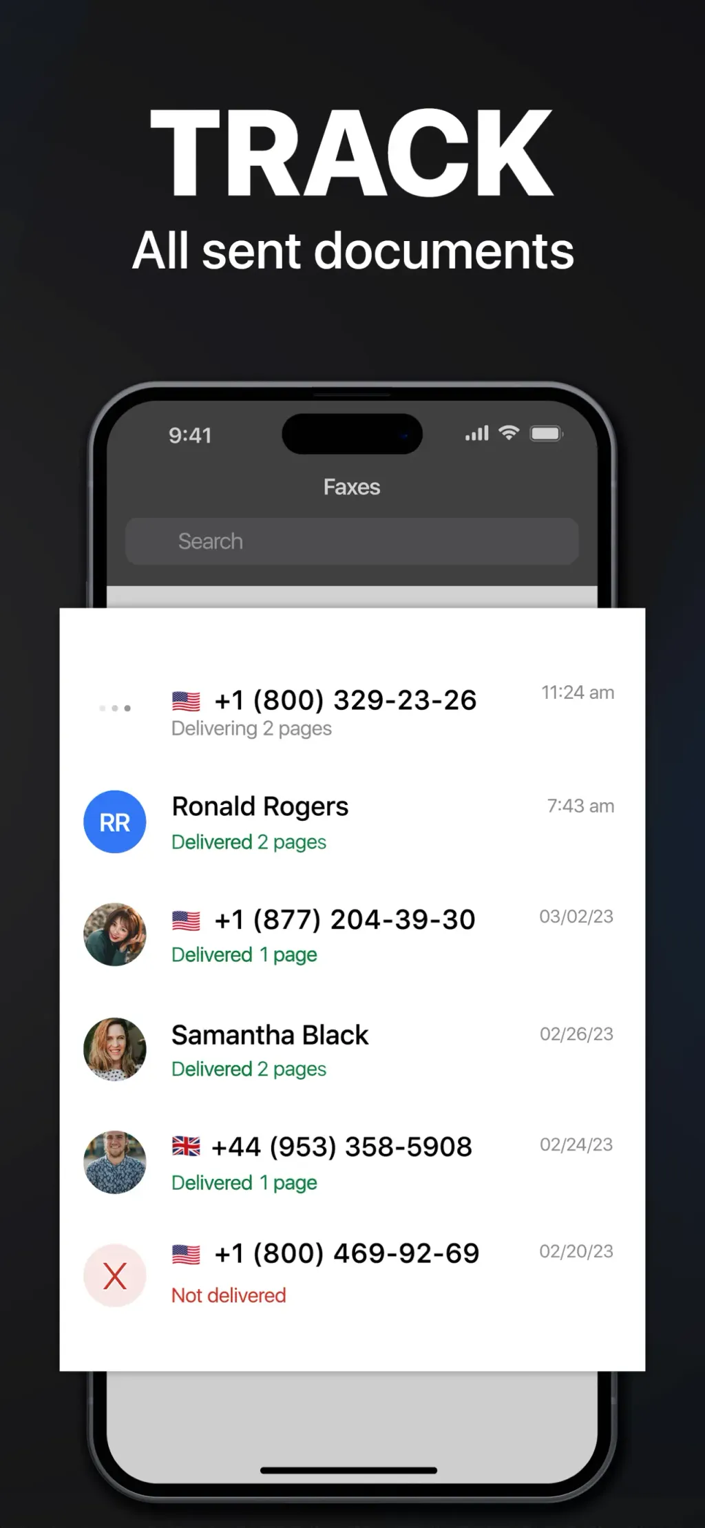FAX from iPhone: Send Doc App App Store screenshot 5