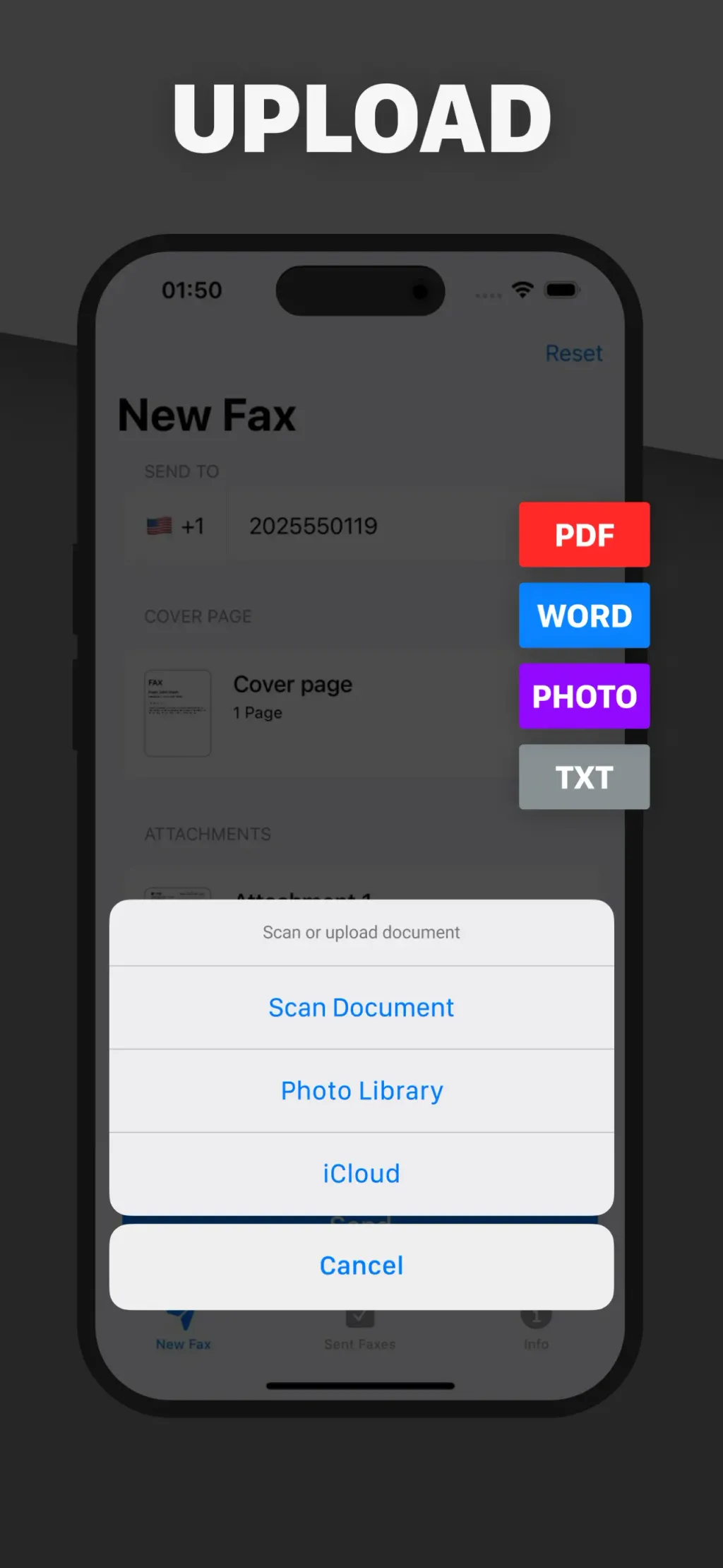 FAX from iPhone - Send Doc App Store screenshot 4
