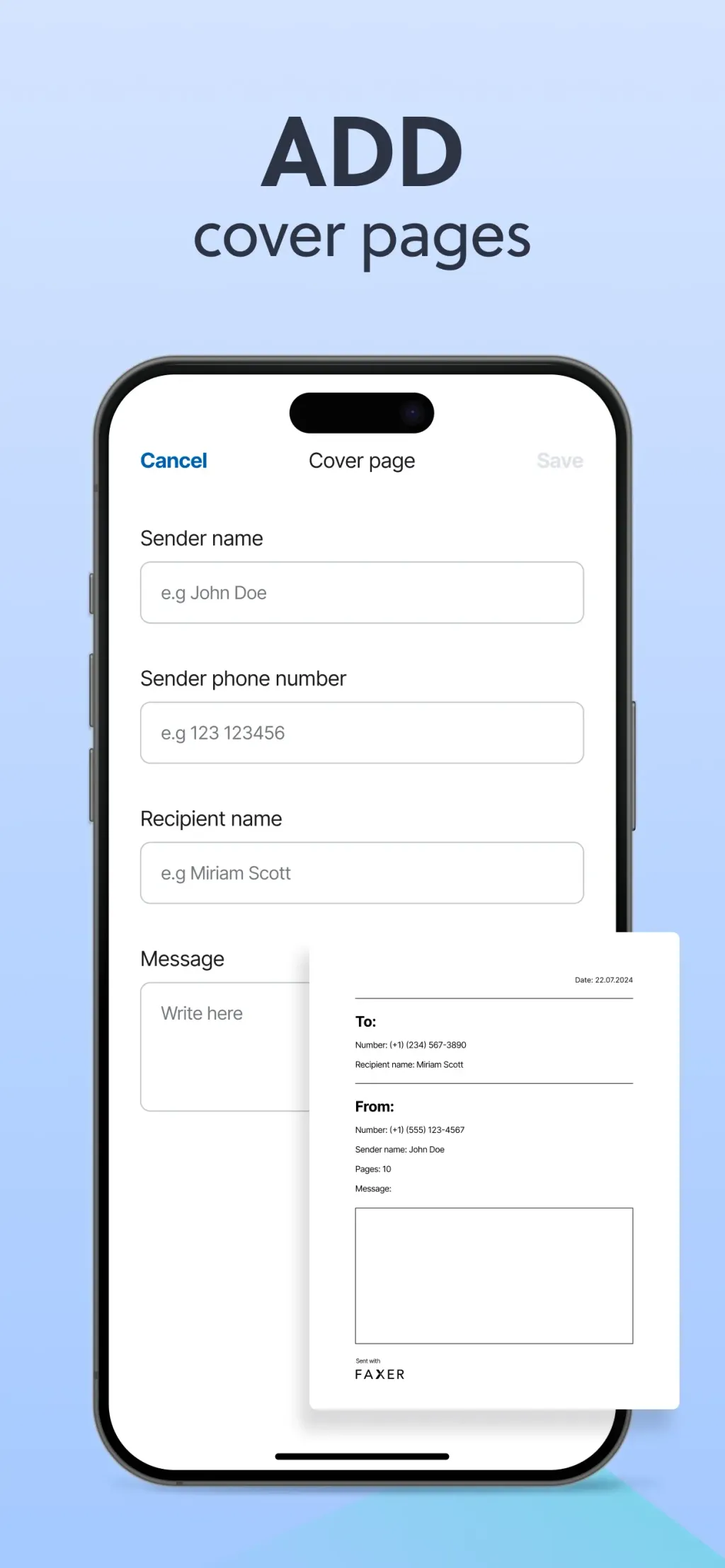 FAX from iPhone・Send & Receive App Store screenshot 8