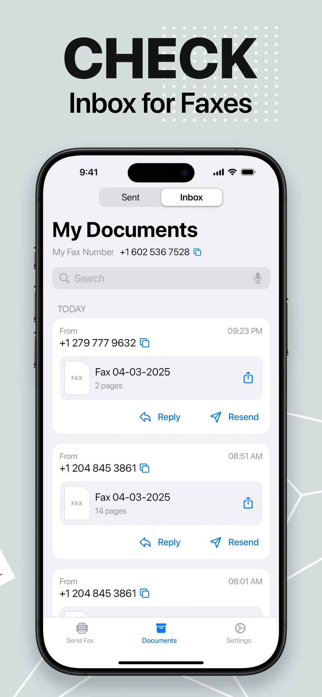 FaxFree: Send Fax From iPhone App Store screenshot 3