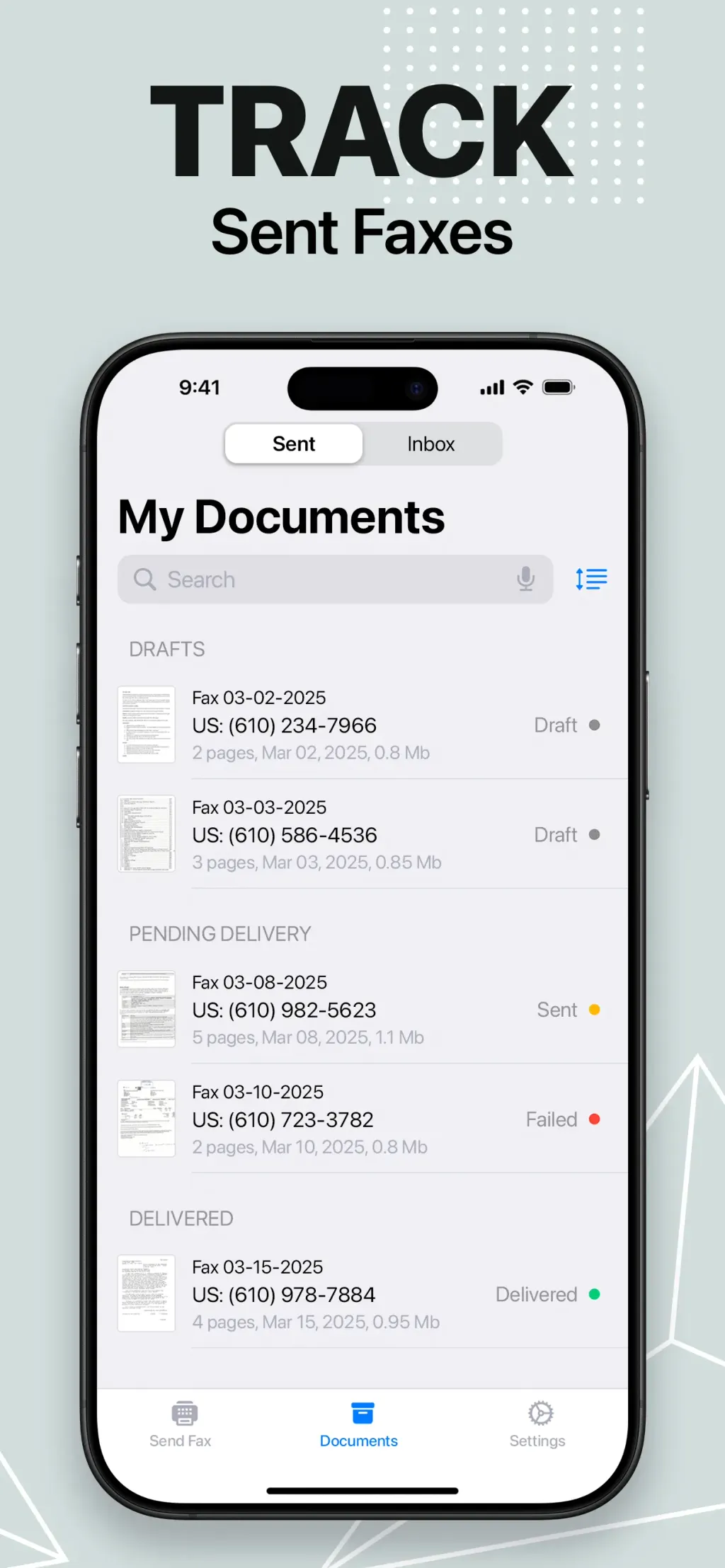 FaxFree: Send Fax From iPhone App Store screenshot 7