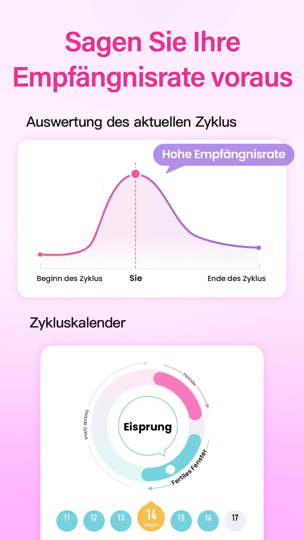 Femometer Eisprungkalender App Store screenshot 3
