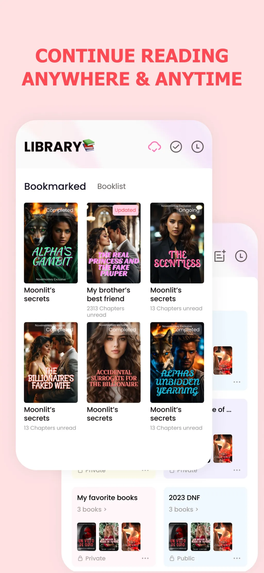 Fictio - Good Novels, Stories App Store screenshot 5