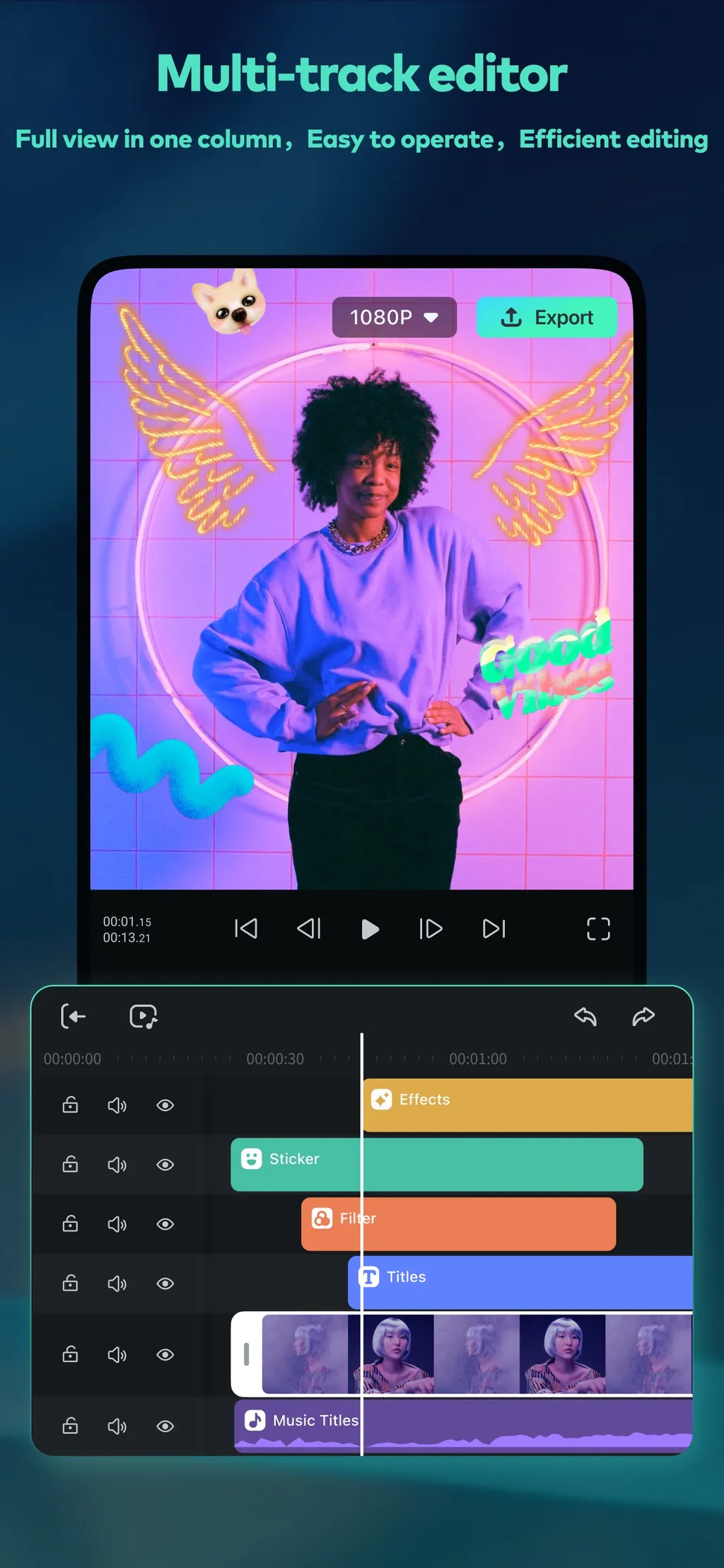 Filmora HD-Video Editor&Maker App Store screenshot 1