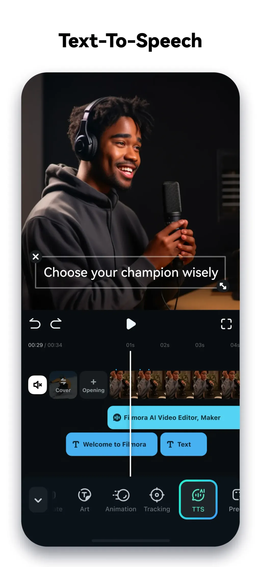 Filmora: AI Video Editor&Maker App Store screenshot 4