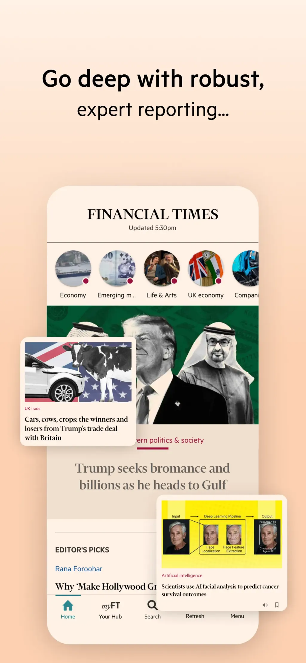 Financial Times: Business News App Store screenshot 1