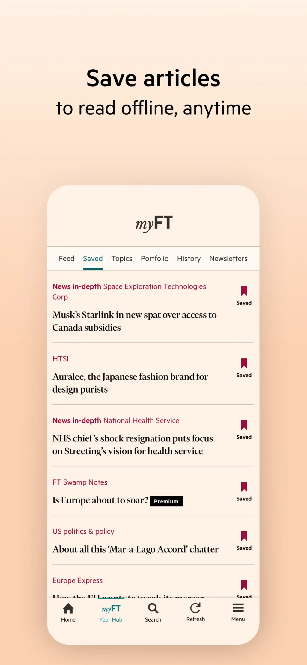 Financial Times: Business News App Store screenshot 9