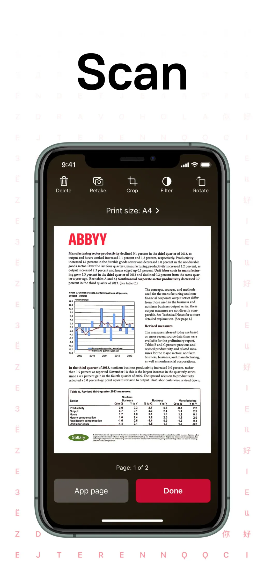 FineReader: PDF Scanner & OCR App Store screenshot 1
