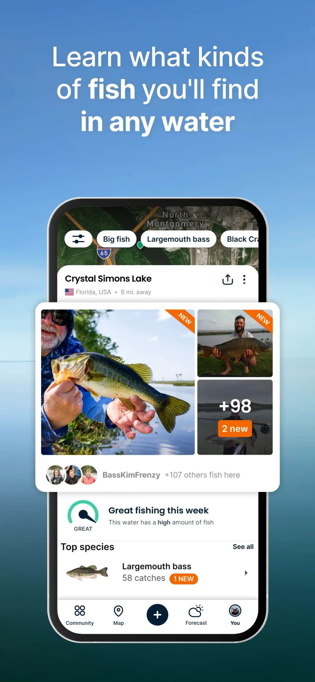 Fishbrain - Fishing App screenshot 1