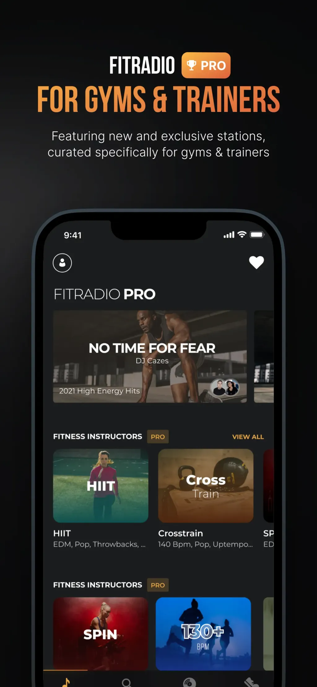 Fit Radio: Train Inspired App Store screenshot 3