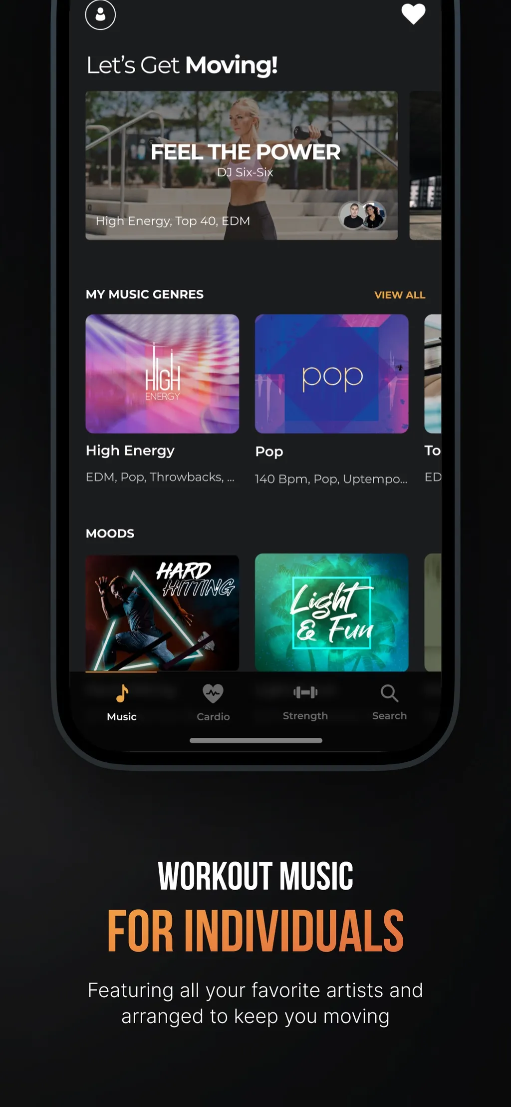 Fit Radio: Train Inspired App Store screenshot 4
