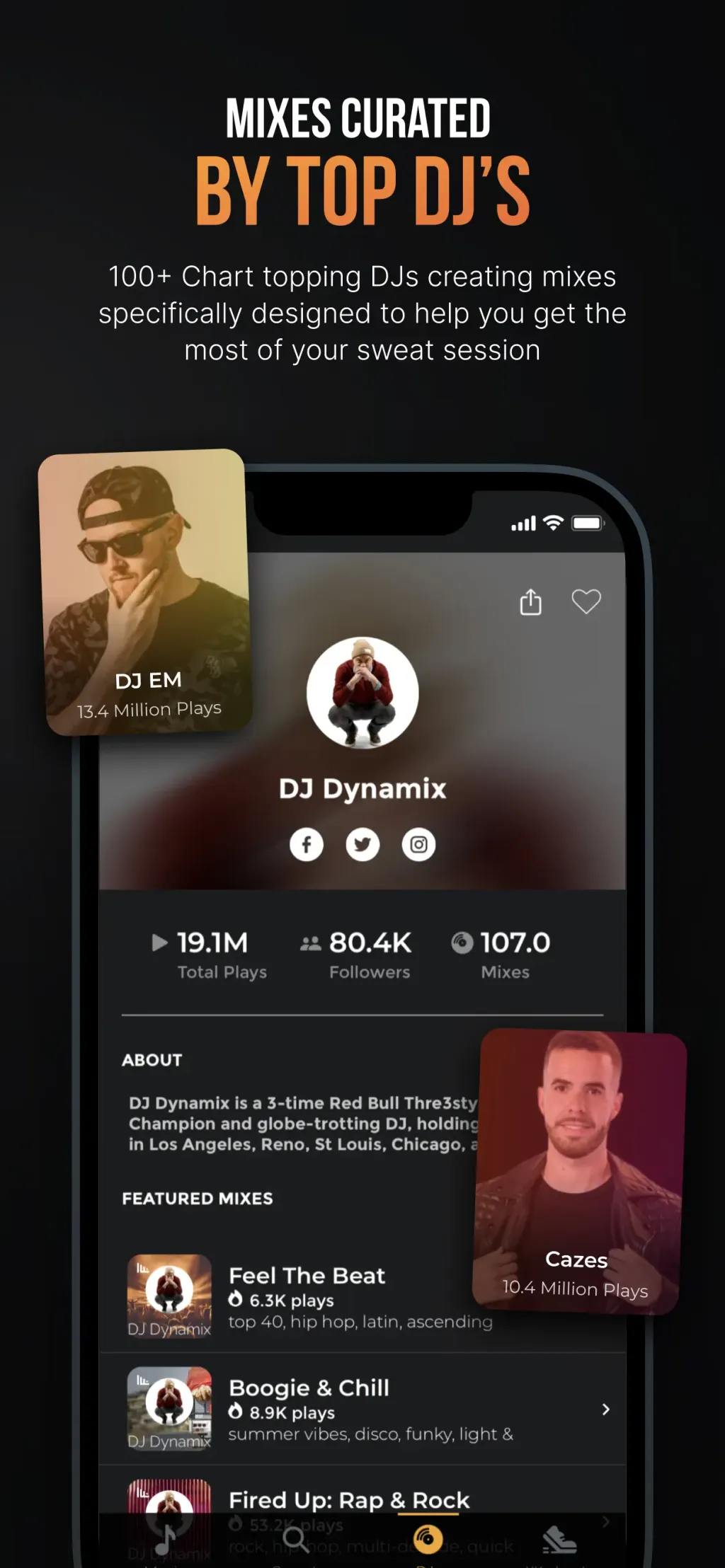 Fit Radio: Train Inspired App Store screenshot 5